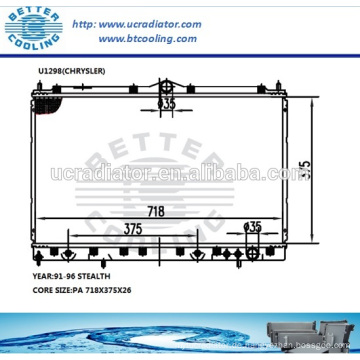 Autokühler für CHRYSLER STEALTH OEM: MB924242 MB924243 MB924244 MB605455 MB660472 MB605453